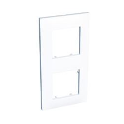 РАМКА БЕЛАЯ Х2 ВЕРТ (57ММ) RAL9003 АНТИБ