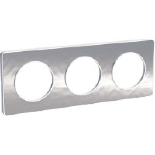ODACE РАМКА 3-пост., для мех-ма бел. цв., гориз. и верт. монтаж,АЛЮМИНИЙ MARTELE