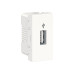 UNICA MOD USB-КОННЕКТОР, 1 мод, БЕЛ