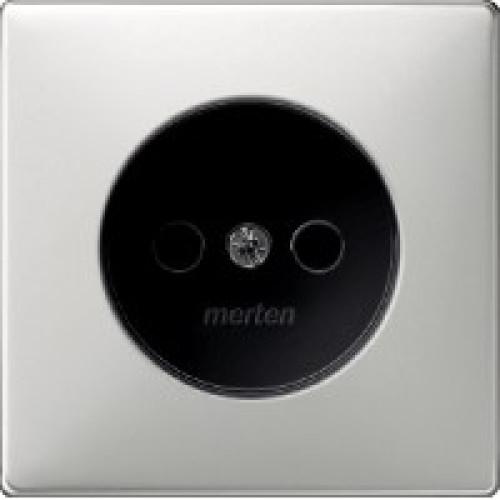 MERTEN ЦЕНТР.ПЛАТА д/механизма розетки б/заземляющего контакта СТАЛЬ, SD QF