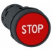 КНОПКА 22ММ КРАСНАЯ 1НЗ С МАРКИРОВК STOP