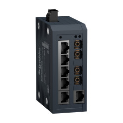 Коммутатор неуправл. Modicon, 6TX/2FX-MM