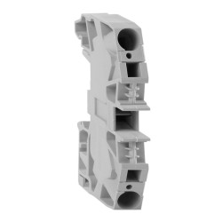 Terminal block, passthrough, 4mm2 screw, white