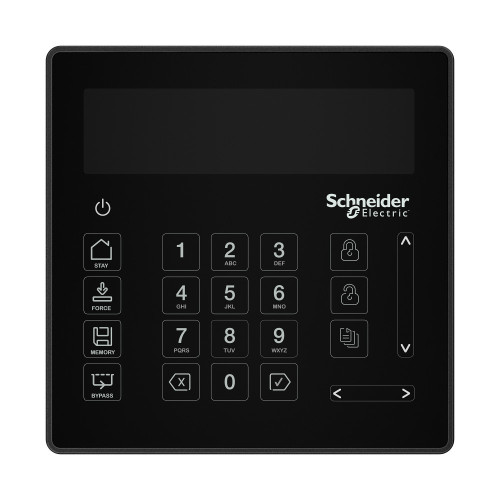 Клавиатура с ЖК дисплеем Security Expert, RS485,ЖКД 16х2,=12В,0+49°С,черн