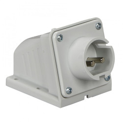 НАСТЕН ВИЛК ВИНТ 16A 2P 25/50V IP44