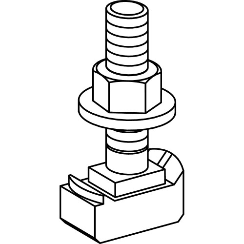 50 Т-БОЛТОВ М10Х35 С ГАЙКАМИ И ШАЙБАМИ