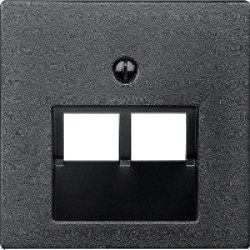 ЦЕНТР.ПЛАТА Д/МЕХ-МОВ RJ45 Х2, АНТРАЦИТ