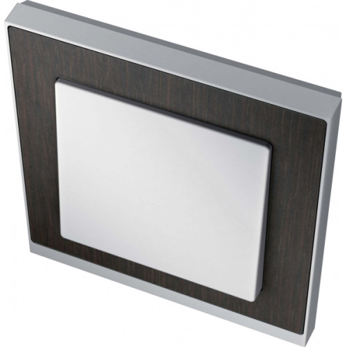MERTEN M-Pure Decor РАМКА 1 пост, ВЕНГЕ/АЛЮМИНИЙ, SM