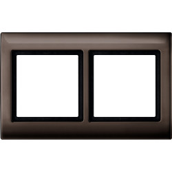 РАМКА 2 ПОСТА IP44, КОРИЧНЕВЫЙ