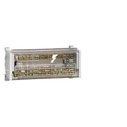 Клеммный блок 2p 100A 2X7 отверстия