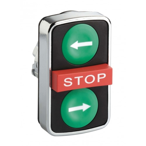 ГОЛОВКА ТРОЙНОЙ КНОПКИ С МАРКИРОВКОЙ ZB4BA73133