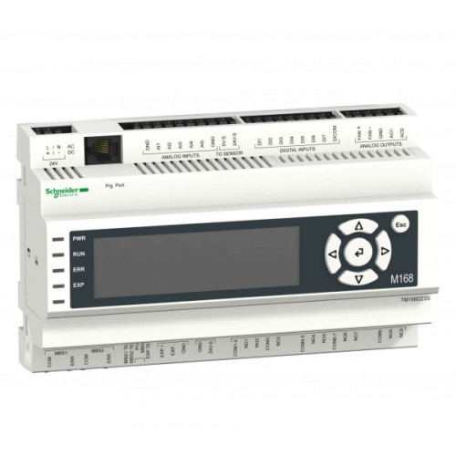 ПЛК с дисп 23 вх/вых, Modbus, Solution