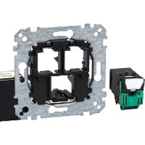 Механизм компьютерной розетки RJ45 кат5e UTP