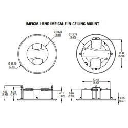 Крепление врезное для Sarix Enh+ внешн. Pelco IMEICM-E